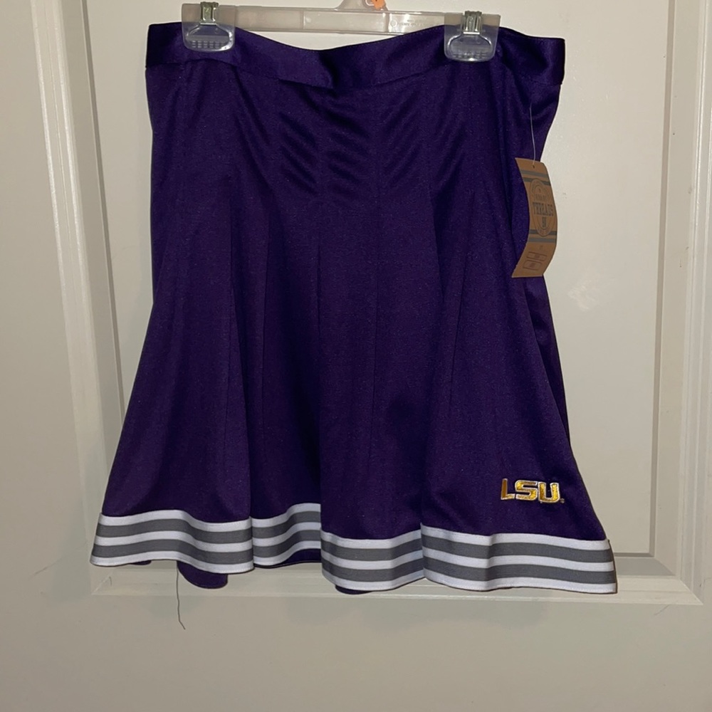 Brand New Pleated LSU Cheer Skirt